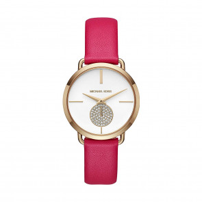 Bracelet de montre Michael Kors MK2710 Cuir Rose 16mm