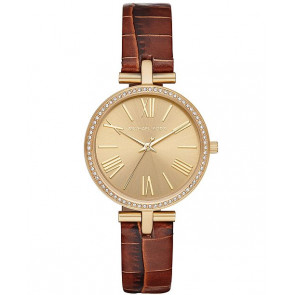 Bracelet de montre Michael Kors MK2765 Cuir Brun 14mm
