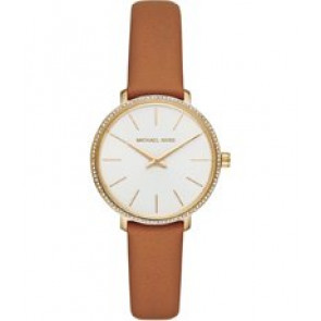 Bracelet de montre Michael Kors MK2801 Cuir Brun 14mm