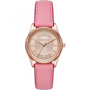 Bracelet de montre Michael Kors MK2817 Cuir Rose 18mm