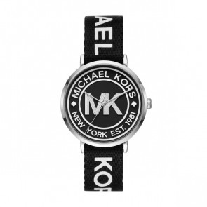 Bracelet de montre Michael Kors MK2864 Nylon Noir 18mm