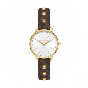 Bracelet de montre Michael Kors MK2871 Cuir Brun 14mm