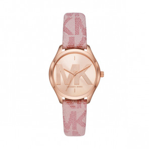 Bracelet de montre Michael Kors MK2879 Plastique Rose 16mm