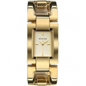 Bracelet de montre Michael Kors MK3111 Acier Plaqué or 16mm