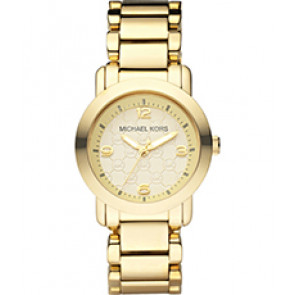 Bracelet de montre Michael Kors MK3158 Acier Plaqué or 19mm