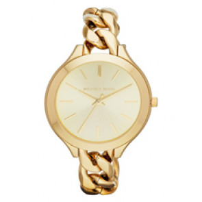 Bracelet de montre (Combinaison bracelet + cas) Michael Kors MK3222 Acier Plaqué or 14mm