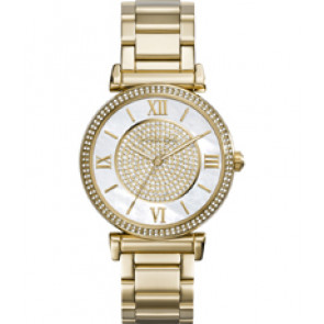 Bracelet de montre Michael Kors MK3332 Acier Plaqué or 18mm