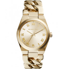 Bracelet de montre Michael Kors MK3393 Acier Plaqué or 24mm