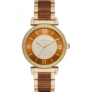 Bracelet de montre Michael Kors MK3411 Acier Bicolore 18mm