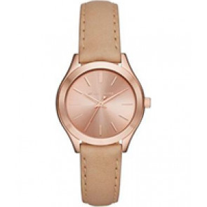 Bracelet de montre Michael Kors MK3428 Cuir Brun 16mm