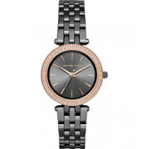 Bracelet de montre Michael Kors MK3432 Acier Gris anthracite 16mm