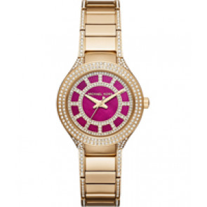 Bracelet de montre Michael Kors MK3442 Acier Plaqué or 12mm