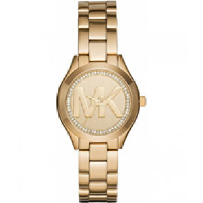 Bracelet de montre Michael Kors MK3477 Acier Plaqué or 16mm