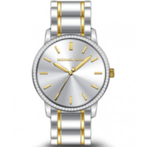 Bracelet de montre Michael Kors MK3539 Acier Bicolore 18mm