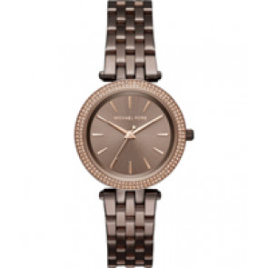 Bracelet de montre Michael Kors MK3553 Acier Brun 16mm