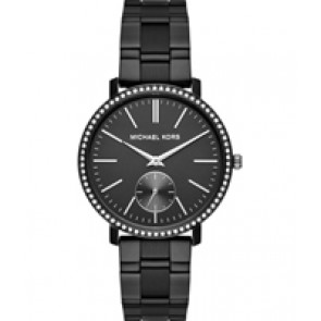 Bracelet de montre Michael Kors MK3566 Acier Noir 18mm