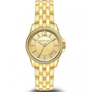 Bracelet de montre Michael Kors MK3576 Acier Plaqué or 16mm