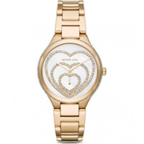 Bracelet de montre Michael Kors MK3604 Acier Plaqué or 16mm