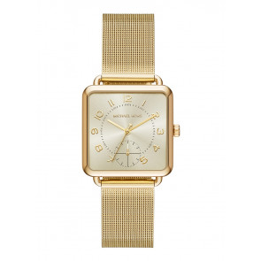 Bracelet de montre Michael Kors MK3663 Acier Plaqué or 18mm