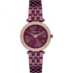 Bracelet de montre Michael Kors MK3725 Acier Pourpre 16mm