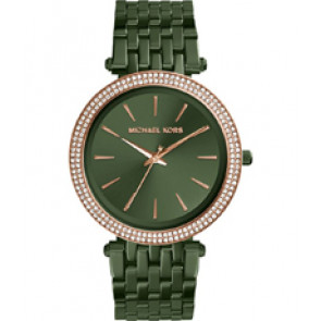 Bracelet de montre Michael Kors MK3729 Acier inoxydable Vert 20mm