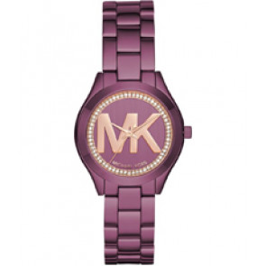 Bracelet de montre Michael Kors MK3764 Acier Pourpre 16mm