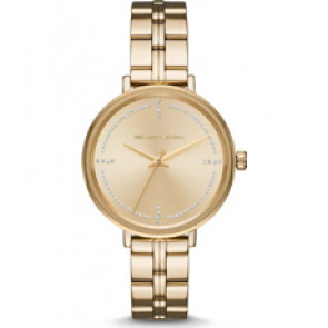 Bracelet de montre Michael Kors MK3792 Acier Plaqué or 14mm