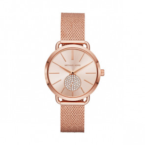 Bracelet de montre Michael Kors MK3845 Acier Rosé 16mm