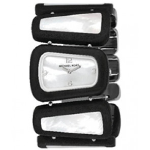 Bracelet de montre Michael Kors MK4106 Acier inoxydable Noir 35mm