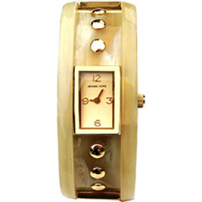 Bracelet de montre (Combinaison bracelet + cas) Michael Kors MK4129 Plastique Beige 29mm