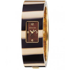 Bracelet de montre (Combinaison bracelet + cas) Michael Kors MK4157 Plastique Brun 22mm