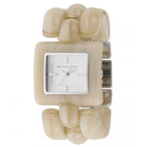 Bracelet de montre Michael Kors MK4164 Plastique Beige 29mm