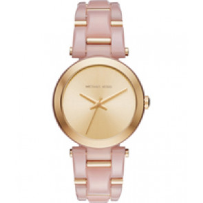 Bracelet de montre Michael Kors MK4316 Plastique Rose 21mm