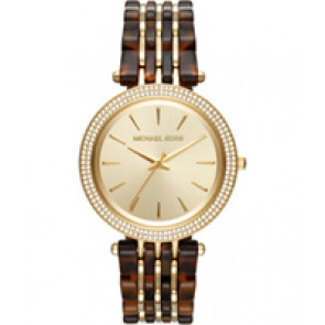Bracelet de montre Michael Kors MK4326 Plastique Brun 20mm