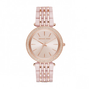 Bracelet de montre Michael Kors MK4327 Plastique Rose 20mm