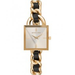 Bracelet de montre (Combinaison bracelet + cas) Michael Kors MK4445 Acier inoxydable Plaqué or 12mm