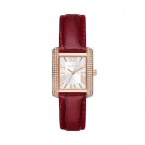 Bracelet de montre Michael Kors MK4689 Cuir Rouge 18mm