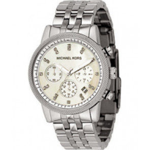 Bracelet de montre Michael Kors MK5027 Acier Gris anthracite 18mm