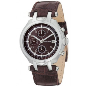 Bracelet de montre Michael Kors MK5034 Cuir Brun