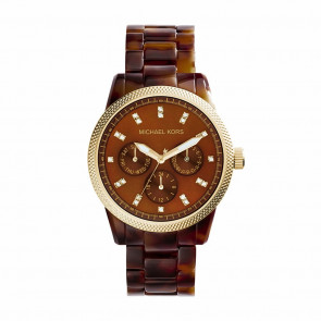 Bracelet de montre Michael Kors MK5038 Plastique Brun