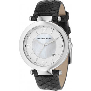Bracelet de montre Michael Kors MK5072 Cuir Noir