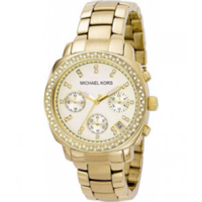Bracelet de montre Michael Kors MK5179 Acier inoxydable Plaqué or 20mm