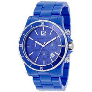 Bracelet de montre Michael Kors MK5271 Plastique Bleu 20mm