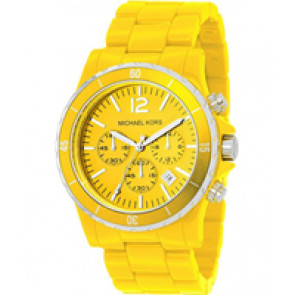 Bracelet de montre Michael Kors MK5274 Plastique Jaune 20mm