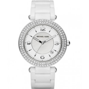 Bracelet de montre Michael Kors MK5308 Céramique Blanc 20mm