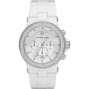 Bracelet de montre Michael Kors MK5391 Céramique Blanc 26mm
