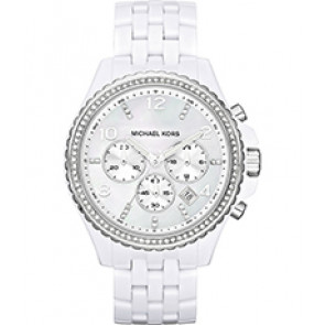 Bracelet de montre Michael Kors MK5489 Acier inoxydable Blanc 20mm