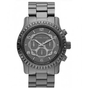 Bracelet de montre Michael Kors MK5542 Acier inoxydable Gris anthracite 24mm