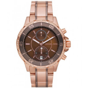 Bracelet de montre Michael Kors MK5553 Acier inoxydable Rosé 18mm