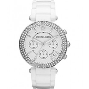 Bracelet de montre Michael Kors MK5654 Céramique Blanc 20mm